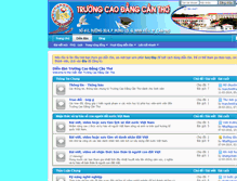 Tablet Screenshot of caodangcantho.edu.vn